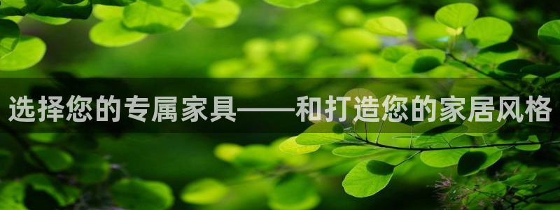 球盟会网址：选择您的专属家具——和打造您的家居风格